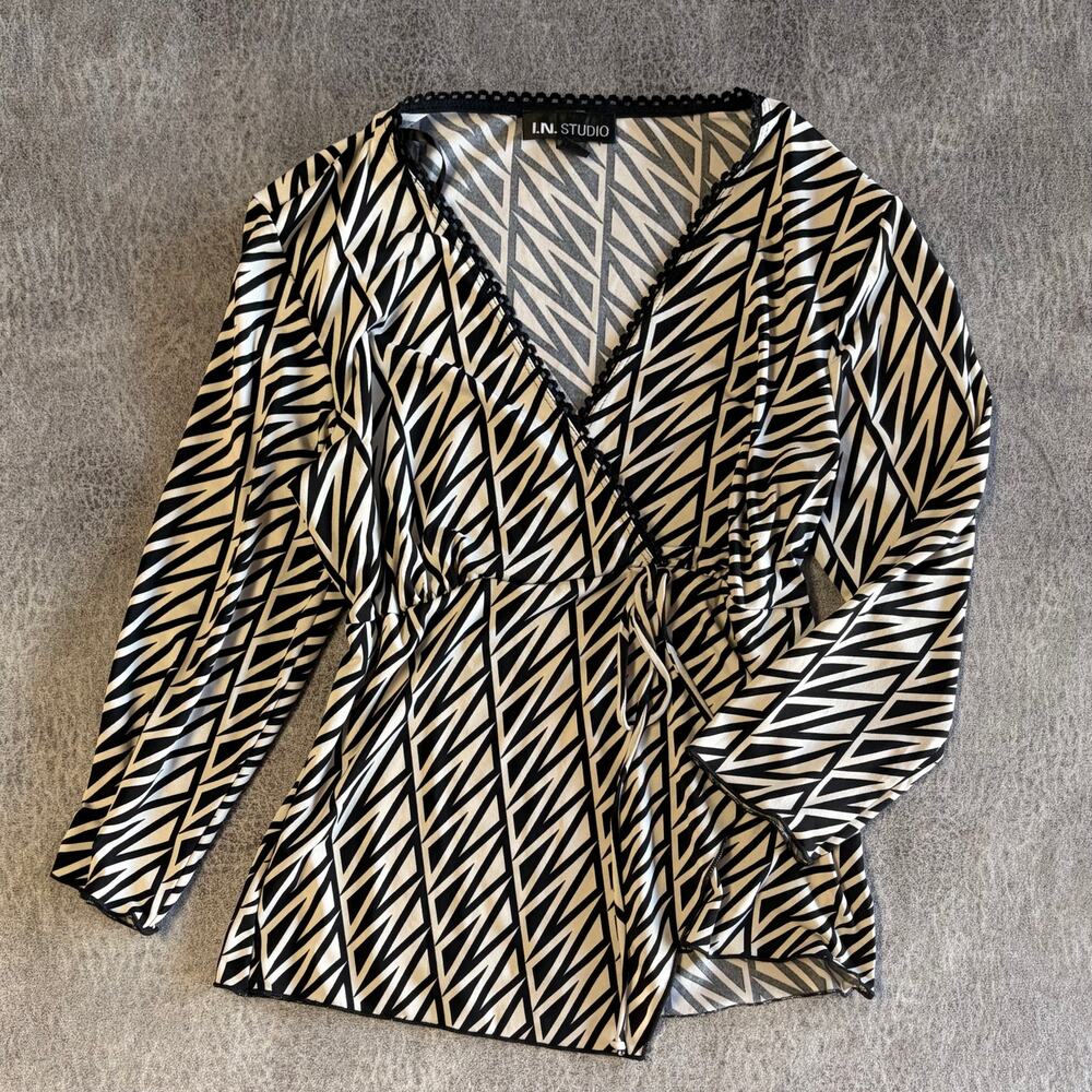 Vintage IN Studio Retro Quarter Sleeve Blouse